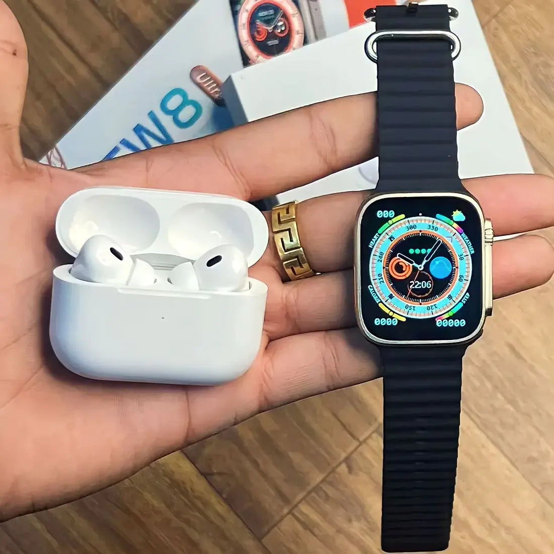 AirPods Pro 2nd Generation + Watch Ultra & Surprise Gift 🎁 Fire Bass