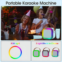 Mic Speaker with RGB | Bluetooth Speaker Fire Bass