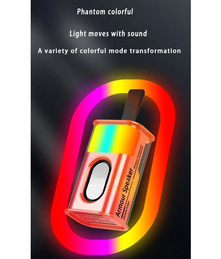 Armour Transparent 5 W Bluetooth Speaker Bluetooth Fire Bass